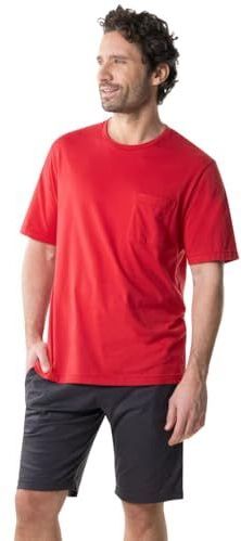 Eminence - Pyjashort - Rood/Zwart - Biokatoen