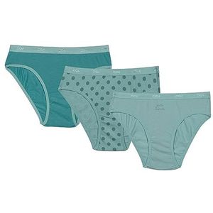 DIM - Coton Pocket - Slips - Groen - Set van 3
