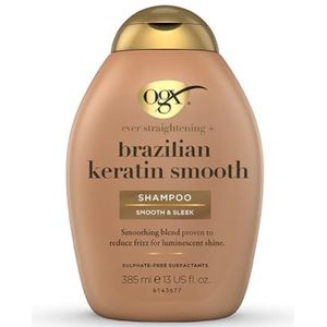 OGX - Braziliaanse Keratine Smooth - Shampoo - 385 ml - Sulfaatvrij