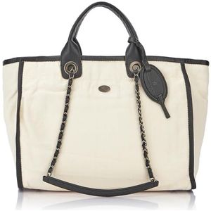 baradello Women's Shopper Bag, zwart beige, zwart beige