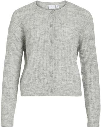 VILA - VIPretty - Gebreid Vest - Lichtgrijs