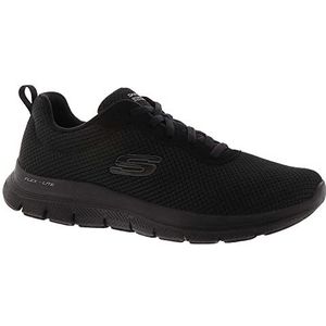 Skechers - Flex Appeal 4.0 - Sneakers - Zwart - Mesh