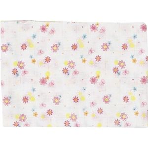 Playshoes 770152-142 Mull luiers met bloemenprint, 3-pack, afmetingen 70 x 80 cm