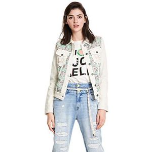 Desigual Dames 20SWEN07100136 jacks, wit, 44