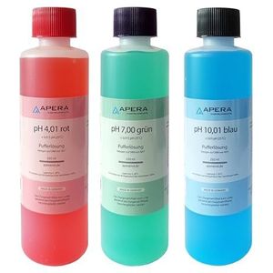 Apera Instruments pH-kalibratieoplossingen 4.01/7.00/10.01 per 250 ml, 1)