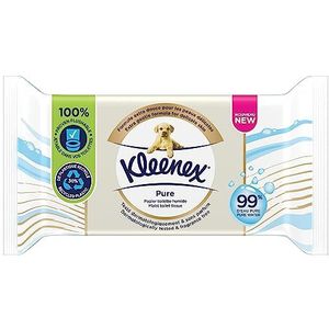 Kleenex Pure toiletpapier, vochtig, 38 stuks