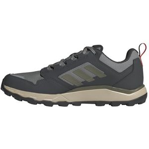 adidas Tracerocker 2.0 Trailloopschoenen voor heren, Massief Grijs Olijf Strata Carbon, 41 1/3 EU