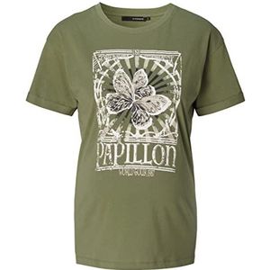 Supermom Dames Tee Evergreen T-shirt met korte mouwen, Olivine - P681, 36