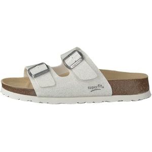 Superfit Slippers met voetbed, voor jongens, wit 5000, 28 EU