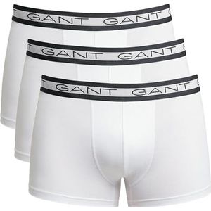 GANT Boxershorts voor heren, verpakking van 3 stuks, wit, S