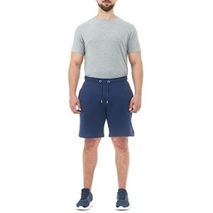 M17 Gerecyclede joggingbroek voor heren, casual, comfortabel, loungetraining, zomer, sport, gymbroek, zakken, marineblauw, M