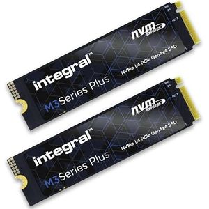 Integral NVMe M.2 2280 PCIe Gen4x4 R-5000MB/s W-4500MB/s TLC M2 solid-state drive, 1TB M3+ SSD, 2-pack