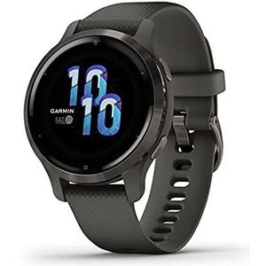 GARMIN Venu 2S, Health Smartwatch, GPS, Slank Design, Ultrascherp, 1,1-Inch AMOLED-Scherm, Gezondheidsfuncties, 25 Sport-Apps, Muziekopslag, Garmin Pay (Gereviseerd)