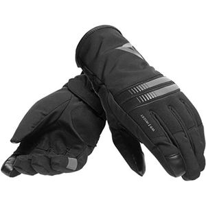 Dainese Plaza 3 D-Dry Womens Textile Motorcycle Gloves Black/Anthracite XXS