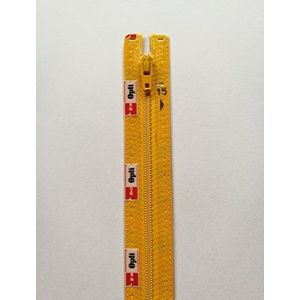 Opti S40-22-00645 ritssluiting, 100% polyester, 00645 geel, 22 cm