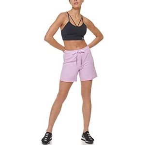 DKNY Sport dameslogo met ombre trekkoord shorts, paars, klein