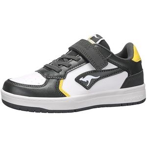 KangaROOS K-cp Move Ev sneakers voor kinderen, uniseks, Dk Forest Lemon Chrome, 28 EU