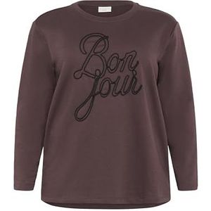 Kaffe Curve - Longsleeve - Bruin - Katoen