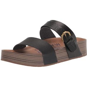 Blowfish Malibu Marge sandaal voor dames, Zwarte Dile/Dyecut, 37 EU