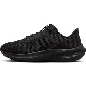 Nike W Air Zoom Pegasus 40, damessneaker, zwart/zwart-antraciet, EU, Zwart Zwart Antraciet, 40 EU