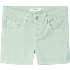NAME IT Meisjesshorts, regular fit, groen, 116