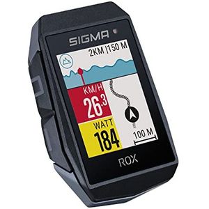 SIGMA ROX 11.1 EVO Black HR Set | Fietscomputer draadloze GPS en navigatie incl. SHORT BUTLER en hartslagsensor| GPS-navigatie voor buiten met slimme functionaliteit