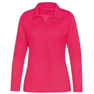 Trigema Poloshirt voor dames, koraalrood, L