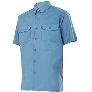 Velilla 522; Shirt met korte mouwen; hemelsblauw; maat XL