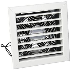 La Ventilazione GCMIB1818140 open haard met elektrische ventilator, gelakt aluminium, 180 x 180 mm, wit