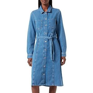 Tommy Hilfiger Dames DNM Fit & Flare Jurk Knie Aura Casual, Aura, 58