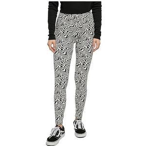Urban Classics - Soft Aop - Dameslegging - Psychedelisch zwart