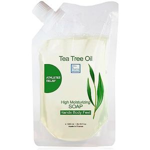 Douchegel, badzeep en shampoo (lichaam, gezicht en haar) Bestrijdt lichaamsgeuren. Zuivert, ontgift en reinigt de huid diep - NAVUL 1000 g 1 kg