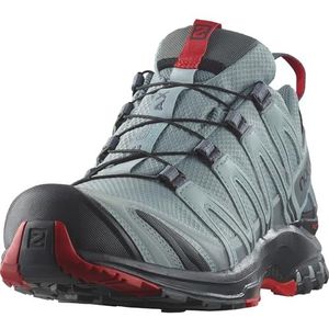 SALOMON XA PRO 3D GTX heren Trail Running Schoenen Waterdicht Schoen, Lead/Black/Barbados Cherry, 47 1/3 EU