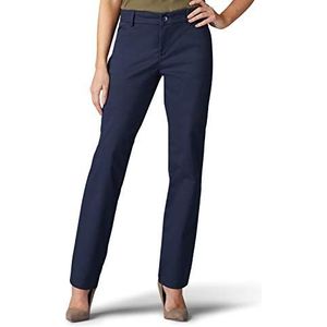 LEE Women's Wrinkle Free Relaxed Fit Straight Leg Pant
