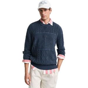 Gant - 8030251 - Trui - Kabelgebreid - Relaxed Fit