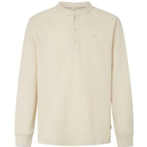 Pepe Jeans Heren Ashford, T-shirt, Beige, XS, Beige (ivoorwit), XS