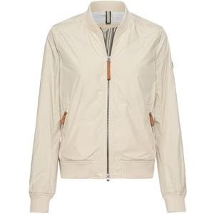 camel active - Korte Damesblouse - Beige - Gerecycled Polyester