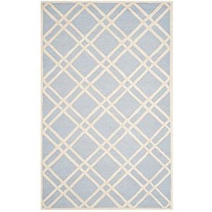 Safavieh Gestructureerd tapijt, CAM142, handgetuft wol, lichtblauw/ivoor, 121 x 182 cm