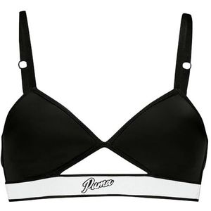 PUMA Dames PEEK-A-BOO Triangle Top 1P, zwart, S