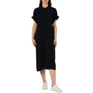 Object Dames Objsanne Tiana S/S Dress Noos jurk, zwart, 40