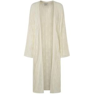 Pepe Jeans Dames Gwen Cardigan, wit (Mousse White), XSS, Wit (Mousse Wit), XXS