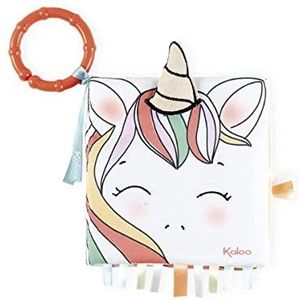 Kaloo K962780 Soft Activity Book, The Happy Unicorn, Multicolor