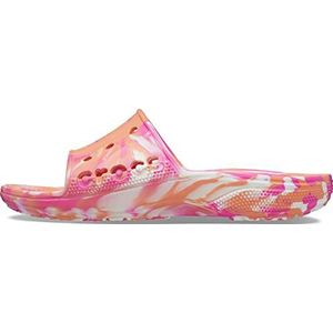 Crocs Unisex-Adult Baya II Slides Sandaal (seizoenskleuren), Papaja/Multi, 14 Women/12 Men