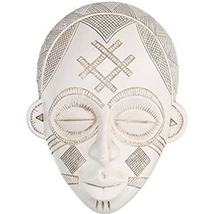 Vacchetti Masker hars wit Afrikaanse heren, rotan, medium