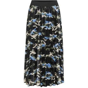 Vinitban Print Midi Rok - Noos, zwart beauty, XXL