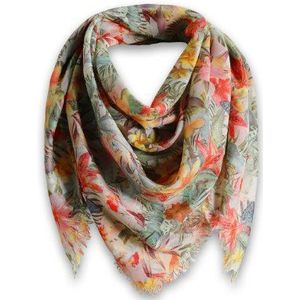 edc by ESPRIT dames sjaal met bloemenpatroon 054CA1Q010