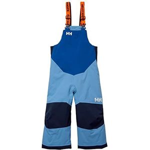 Helly Hansen Rider 2 Geïsoleerde waterdichte winddichte ademende bib ski, broek voor kinderen en jongens, 625 Blue Fog, 4 jaar