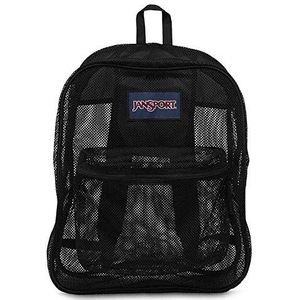JanSport Unisex-Volwassen (Luggage Mesh Pack Rugzak, Zwart, One Size