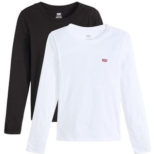 Essential - T-shirt - Korte Mouwen - Rood - 100% Katoen - Verpakking van 2