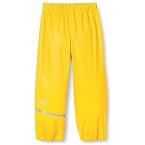 CareTec Regenbroek voor jongens, fleece regenbroek, Geel (324), 122